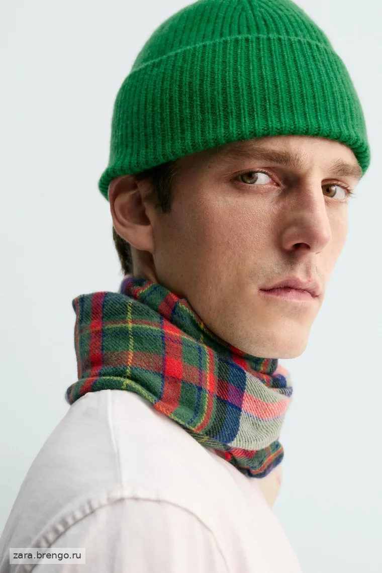 Шапка из 100% кашемира Zara «Aaron Levine»