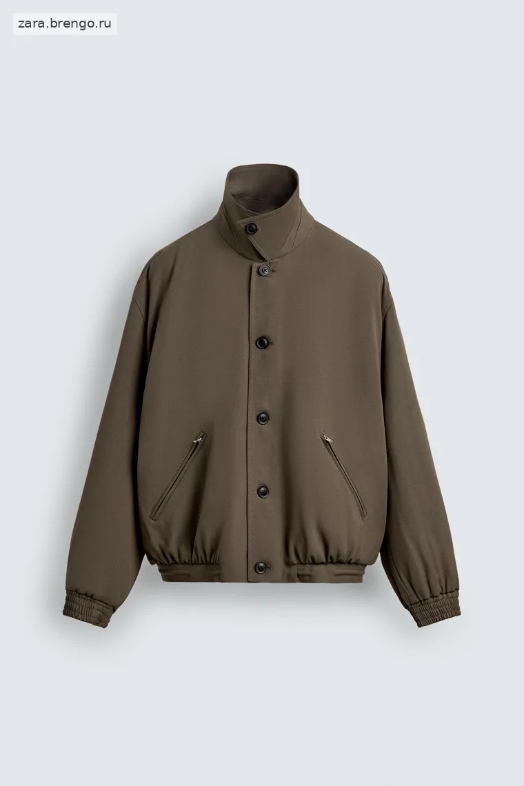 Укороченный жакет из шерсти Zara «Aaron Levine»