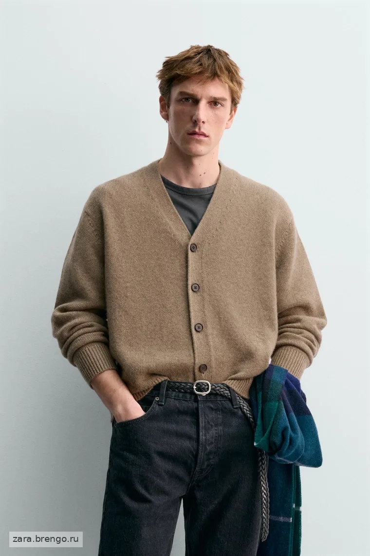 Кардиган из шерсти и кашемира Zara «Aaron Levine»