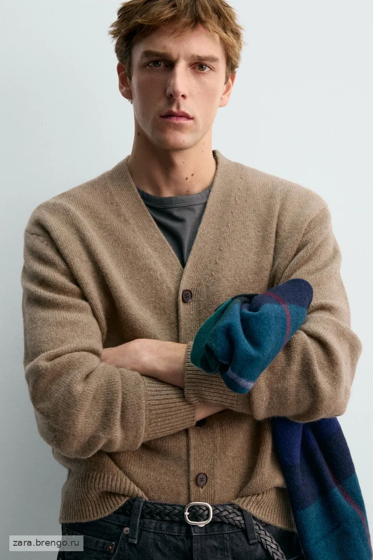 Кардиган из шерсти и кашемира Zara «Aaron Levine»