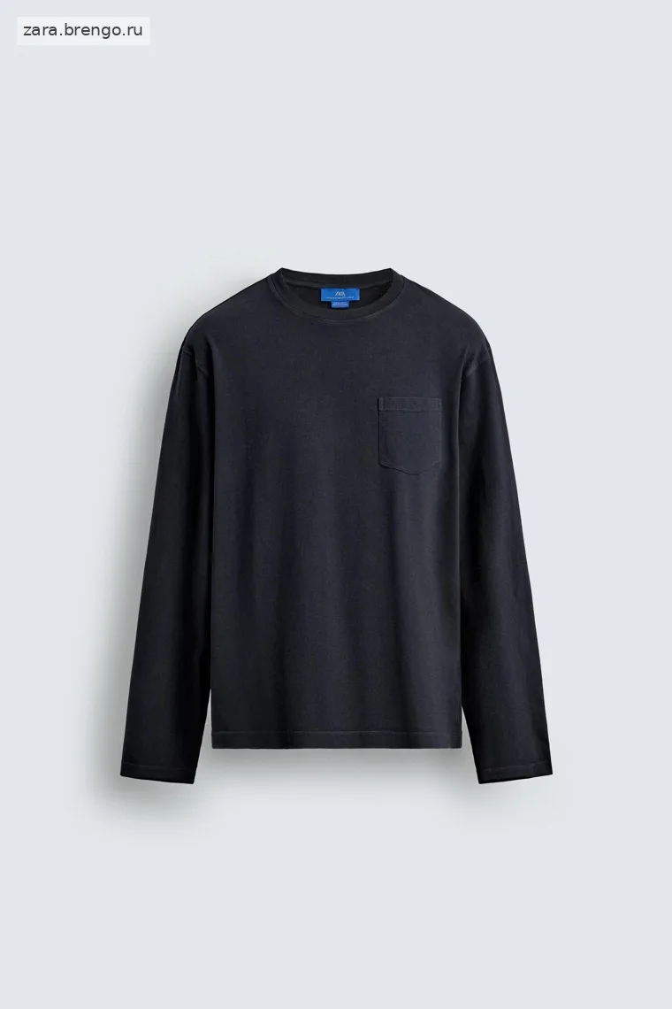 Футболка с карманом и длинным рукавом Zara «Aaron Levine»