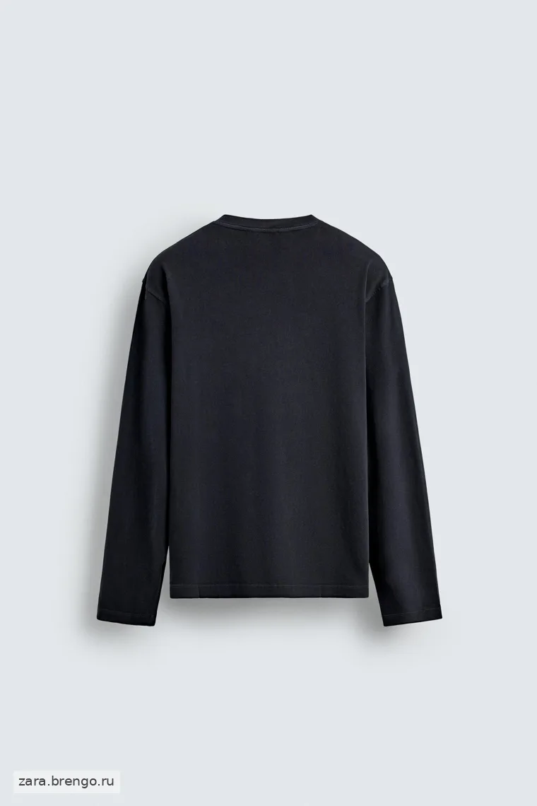 Футболка с карманом и длинным рукавом Zara «Aaron Levine»