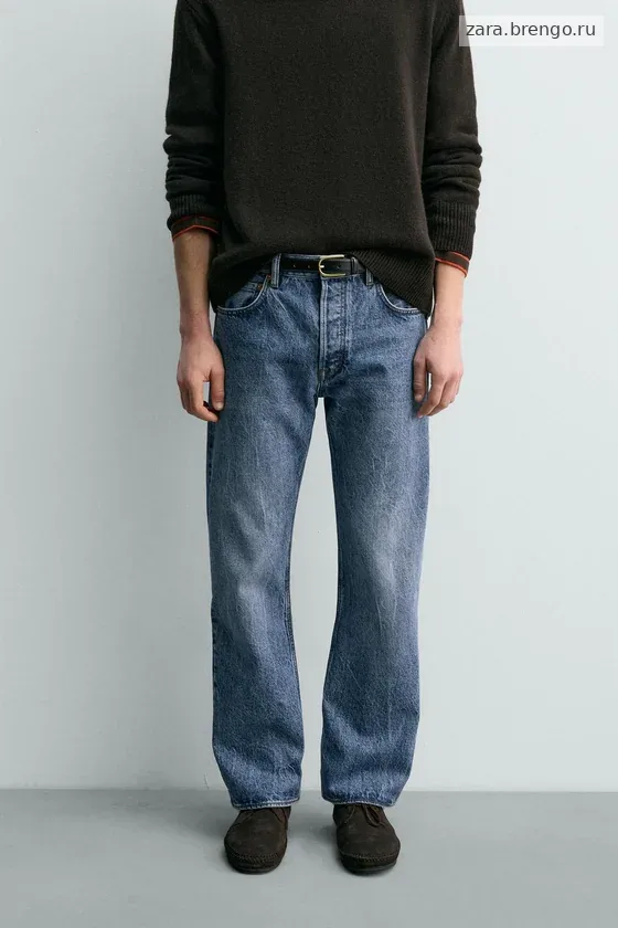 ДЖИНСЫ ПРЯМОГО КРОЯ  Zara «Aaron Levine»