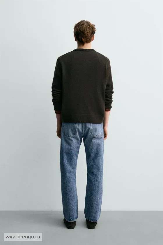 ДЖИНСЫ ПРЯМОГО КРОЯ  Zara «Aaron Levine»
