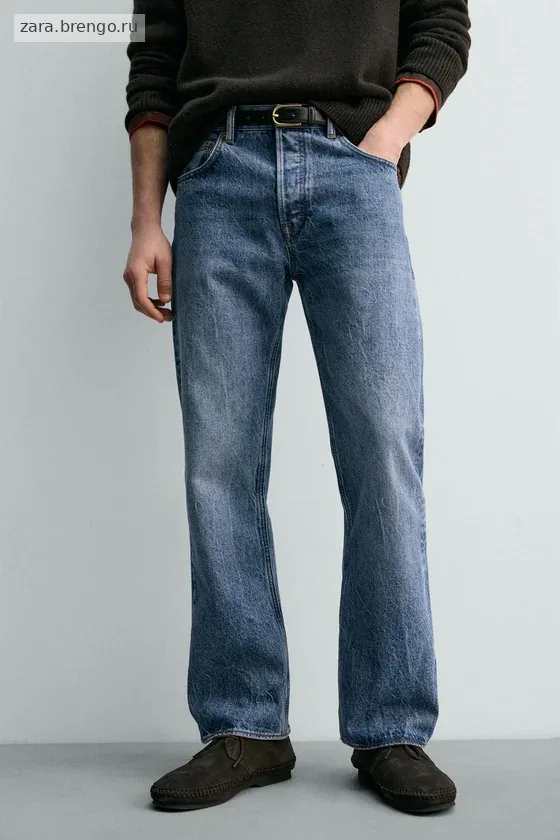 ДЖИНСЫ ПРЯМОГО КРОЯ  Zara «Aaron Levine»