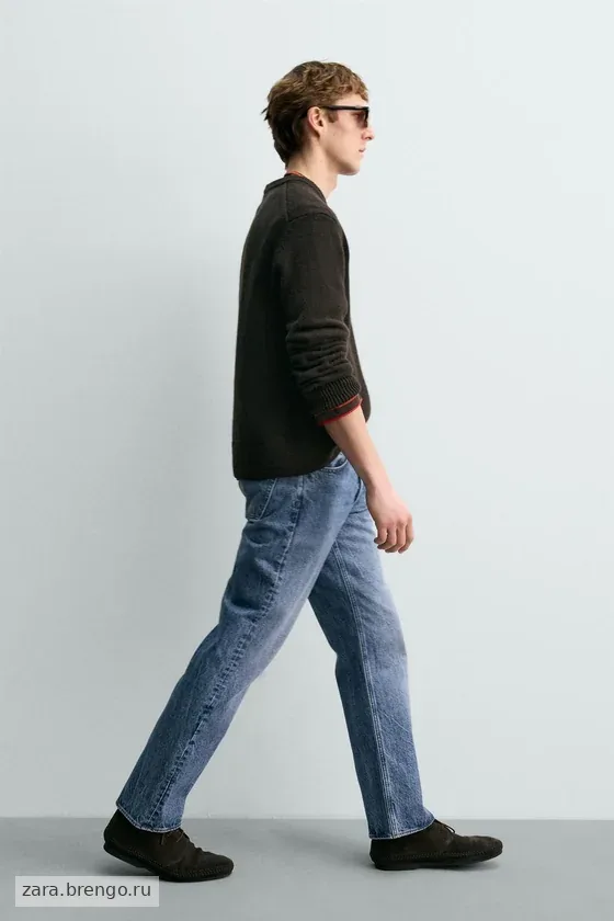 ДЖИНСЫ ПРЯМОГО КРОЯ  Zara «Aaron Levine»