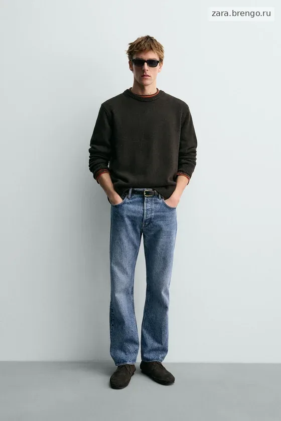 ДЖИНСЫ ПРЯМОГО КРОЯ  Zara «Aaron Levine»