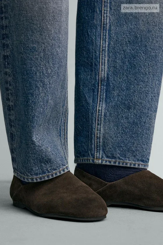 КОЖАНЫЕ ТУФЛИ С ПОДОШВОЙ Vibram® Zara «Aaron Levine»
