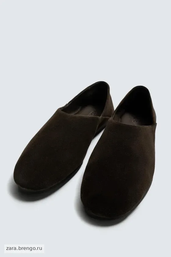 КОЖАНЫЕ ТУФЛИ С ПОДОШВОЙ Vibram® Zara «Aaron Levine»