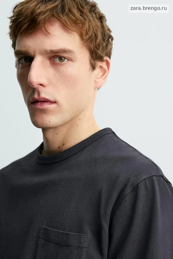 ФУТБОЛКА С КАРМАНОМ Zara «Aaron Levine»