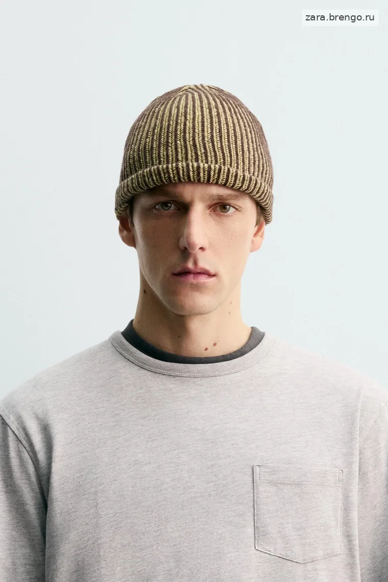 Шапка из шерсти Zara «Aaron Levine»