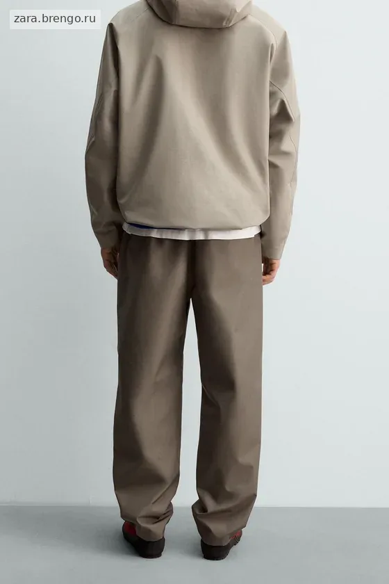 БРЮКИ SHELL ИЗ ВЫСОКОТЕХНОЛОГИЧНОЙ ТКАНИ Zara «Aaron Levine»