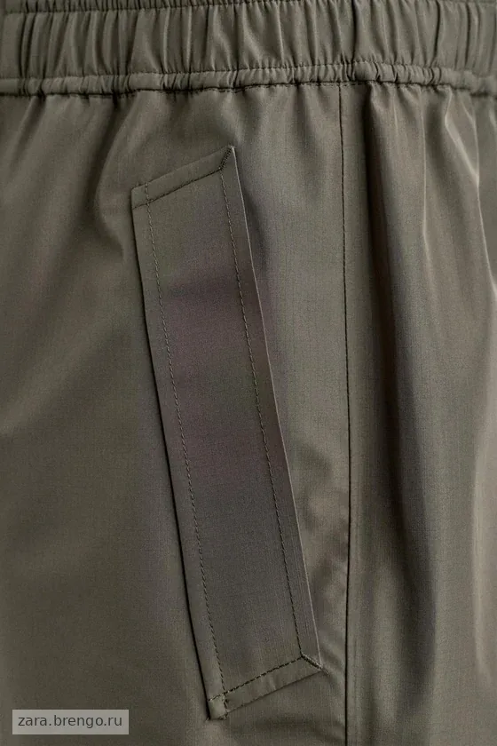 БРЮКИ SHELL ИЗ ВЫСОКОТЕХНОЛОГИЧНОЙ ТКАНИ Zara «Aaron Levine»