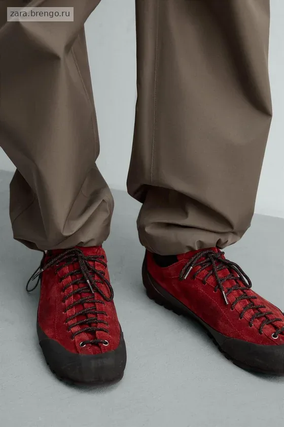 КРОССОВКИ КОЖАНЫЕ С ПОДОШВОЙ Vibram® Zara «Aaron Levine»