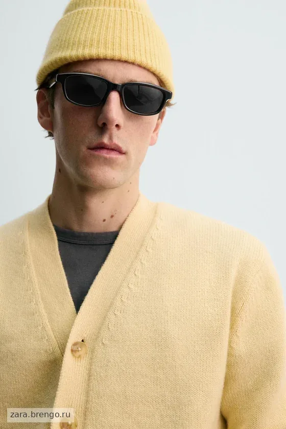 ШАПКА БИНИ ИЗ 100% КАШЕМИРА Zara «Aaron Levine»