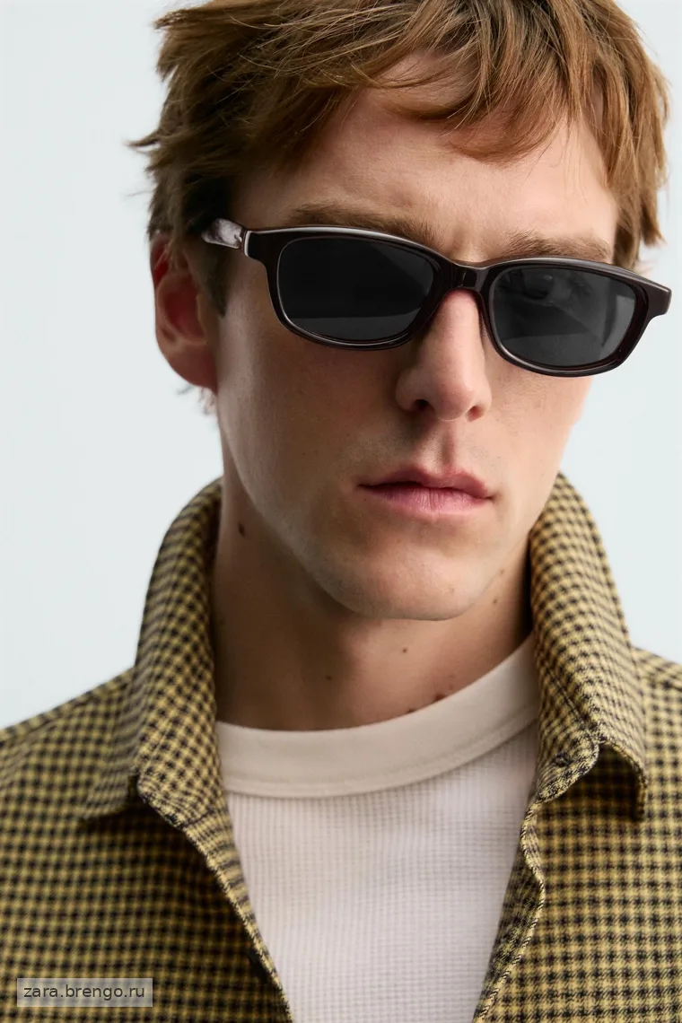 Рубашка клетчатая из фланели Zara «Aaron Levine»