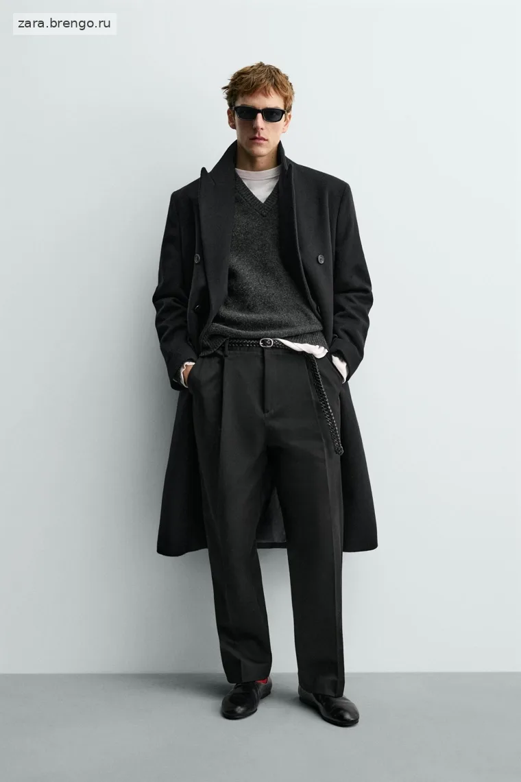 Плиссированные брюки свободного кроя Zara «Aaron Levine»