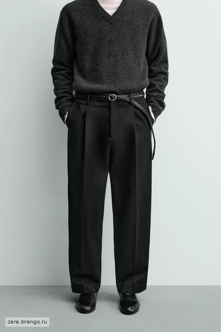 Плиссированные брюки свободного кроя Zara «Aaron Levine»