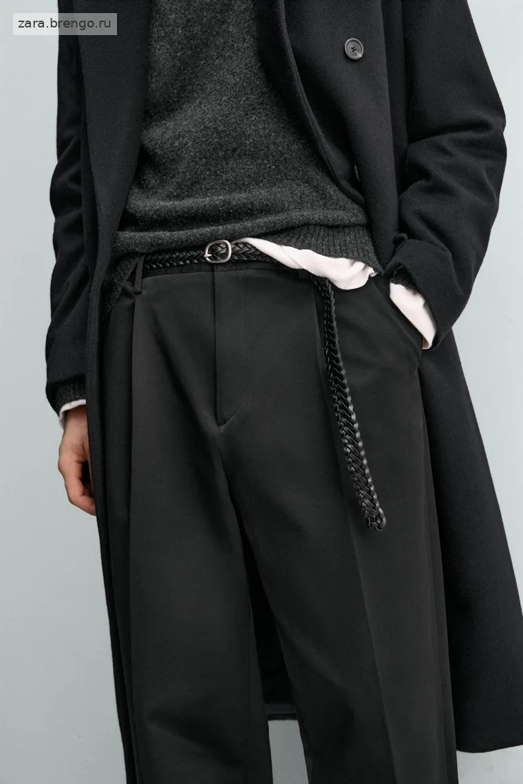 Плиссированные брюки свободного кроя Zara «Aaron Levine»