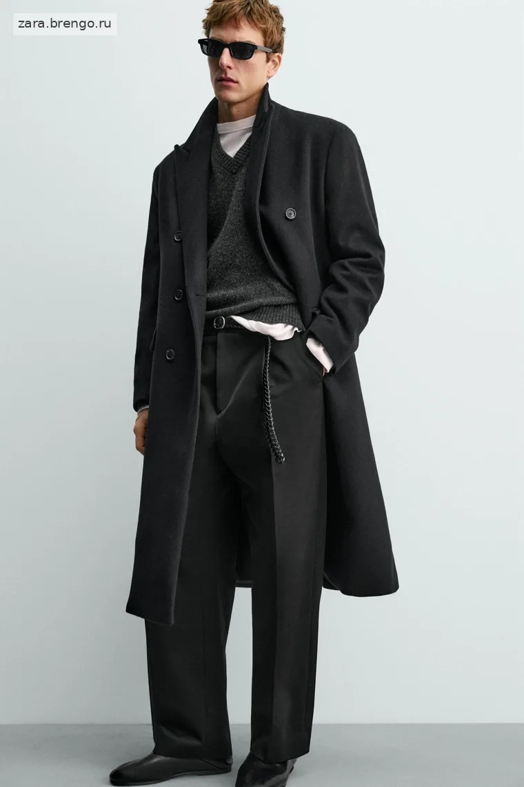 Плиссированные брюки свободного кроя Zara «Aaron Levine»