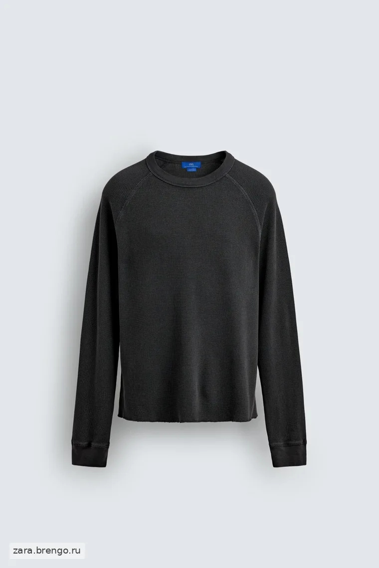 Мужская футболка с рельефным трикотажем Zara «Aaron Levine»