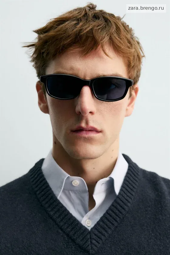 ШЕРСТЯНОЙ СВИТЕР С V-ОБРАЗНЫМ ВЫРЕЗОМ Zara «Aaron Levine»