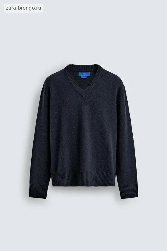 ШЕРСТЯНОЙ СВИТЕР С V-ОБРАЗНЫМ ВЫРЕЗОМ Zara «Aaron Levine»