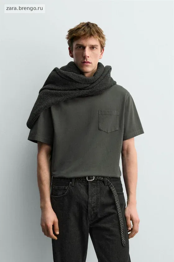 ФУТБОЛКА С КАРМАНОМ Zara «Aaron Levine»