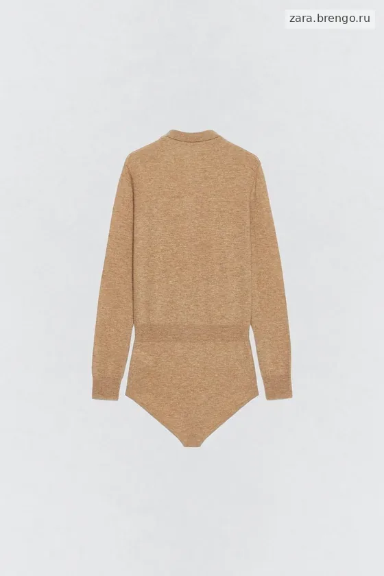 Водолазка-боди из шерсти Zara «Soshiotsuki»