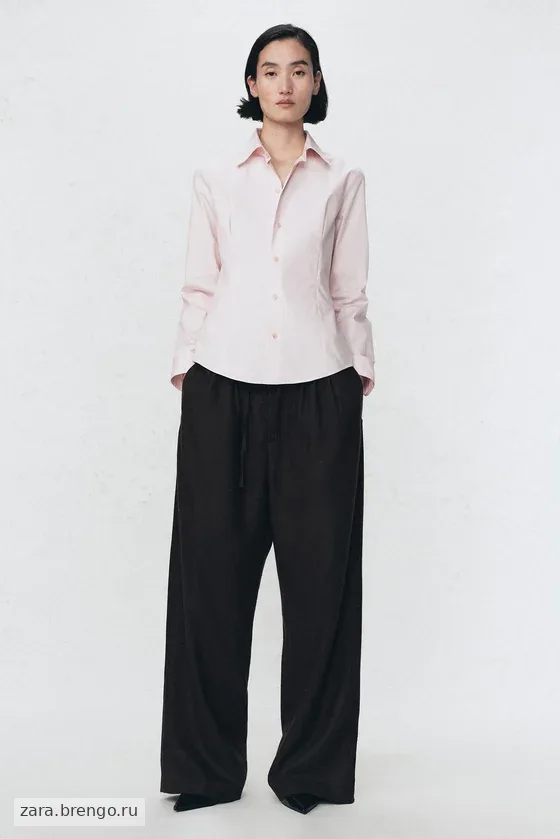 Рубашка из поплина Zara «Soshiotsuki»