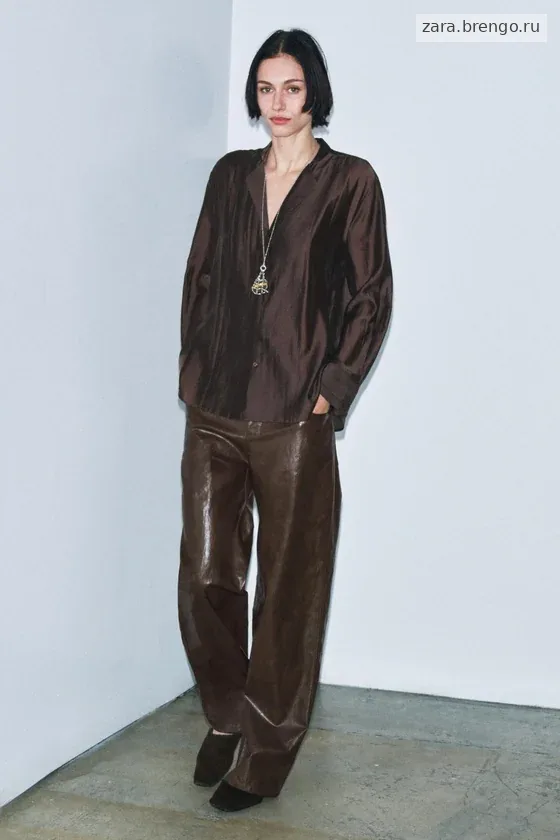 СТРУЯЩАЯСЯ РУБАШКА коллекция Zara «ZW»
