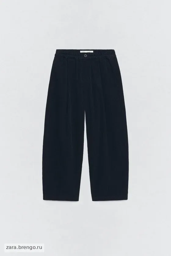 Широкие кантри брюки из вельвета Zara «Soshiotsuki»