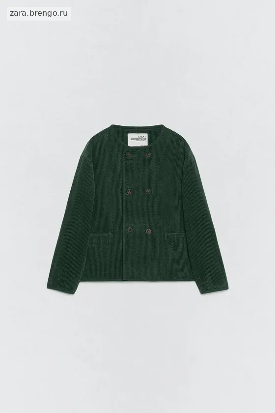 Костюмная куртка из вельвета Zara «Soshiotsuki»