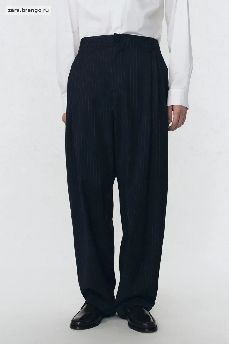 Брюки-костюм в полоску Zara «Soshiotsuki»