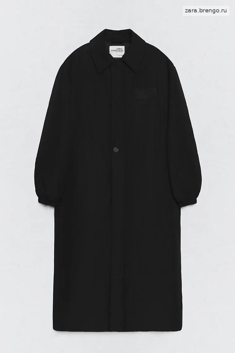 Технический стёганный пальто от Zara «Soshiotsuki»