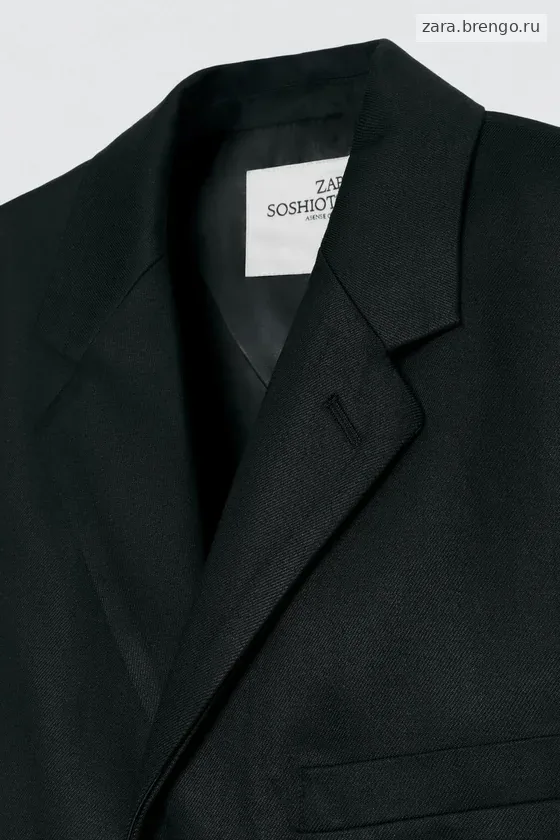 Пиджак свободного кроя из коллекции Zara «Soshiotsuki»