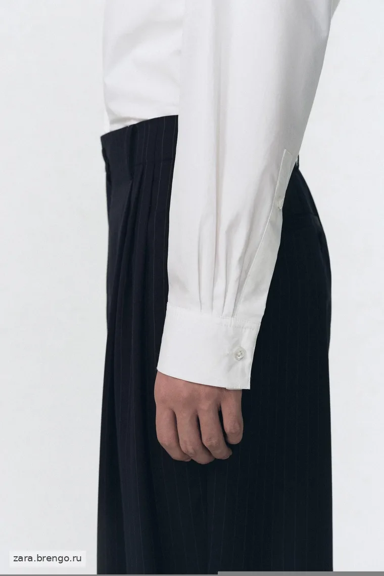 Рубашка из поплина с бантом Zara «Soshiotsuki»