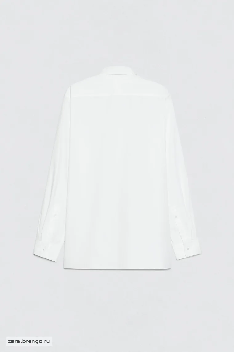 Рубашка из поплина с бантом Zara «Soshiotsuki»