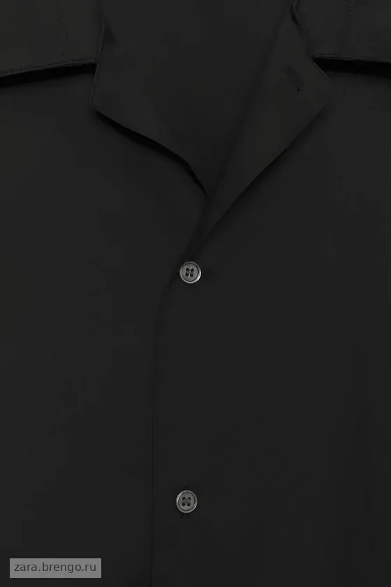 Рубашка из хлопкового поплина свободного кроя Zara «Soshiotsuki»