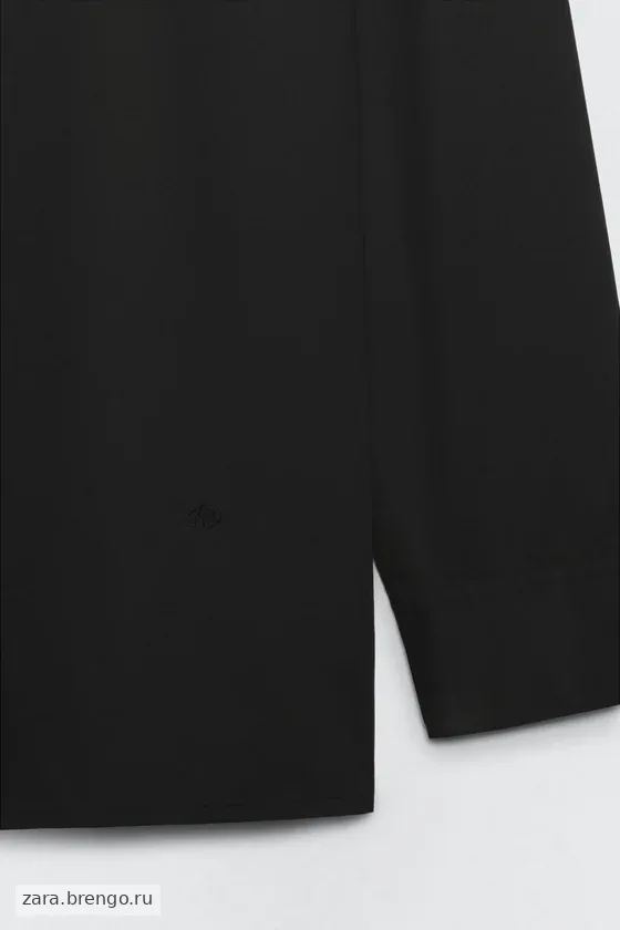 Рубашка из хлопкового поплина свободного кроя Zara «Soshiotsuki»