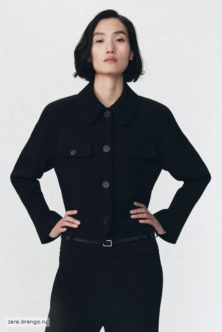 Пиджак с лямками на плечах Zara «Soshiotsuki»