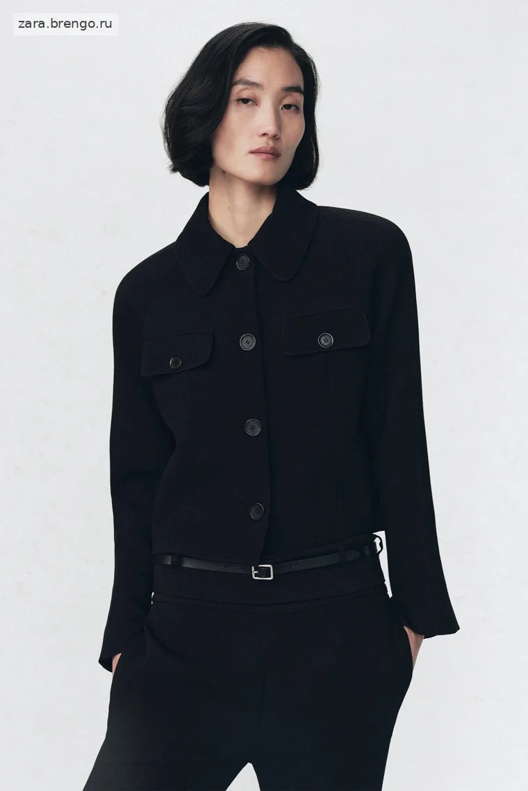 Пиджак с лямками на плечах Zara «Soshiotsuki»