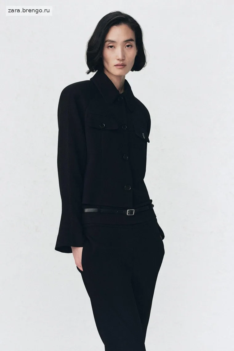Пиджак с лямками на плечах Zara «Soshiotsuki»