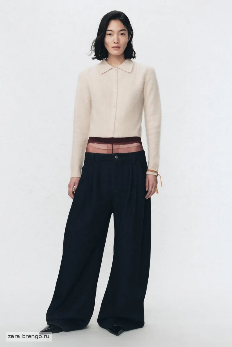 Джинсы свободного кроя с вытачками Zara «Soshiotsuki»