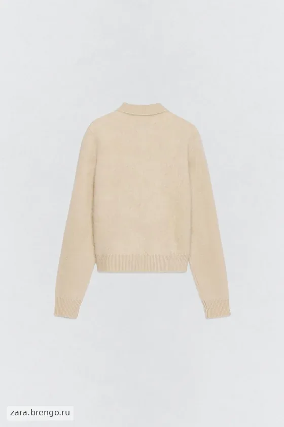 Пиджак с воротником поло из шерсти Zara «Soshiotsuki»