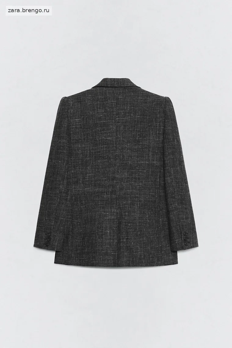 Двубортный пиджак с шерстью Zara «Soshiotsuki»