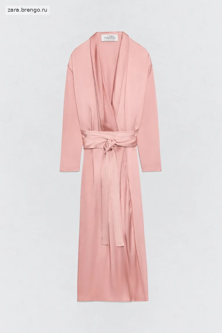 Сарафан со шнуровкой из атласа Zara «Soshiotsuki»