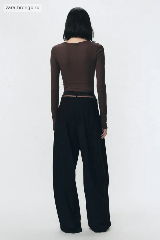 Футболка с воротником хэнли Zara «Soshiotsuki»
