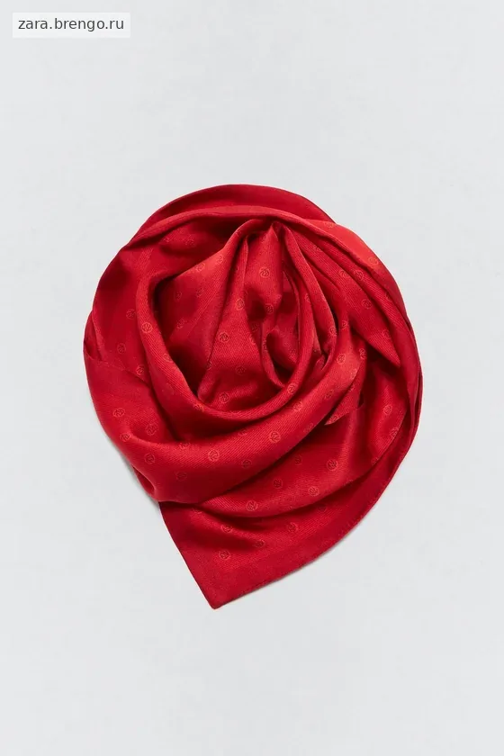 Шелковый платок Zara «Soshiotsuki»