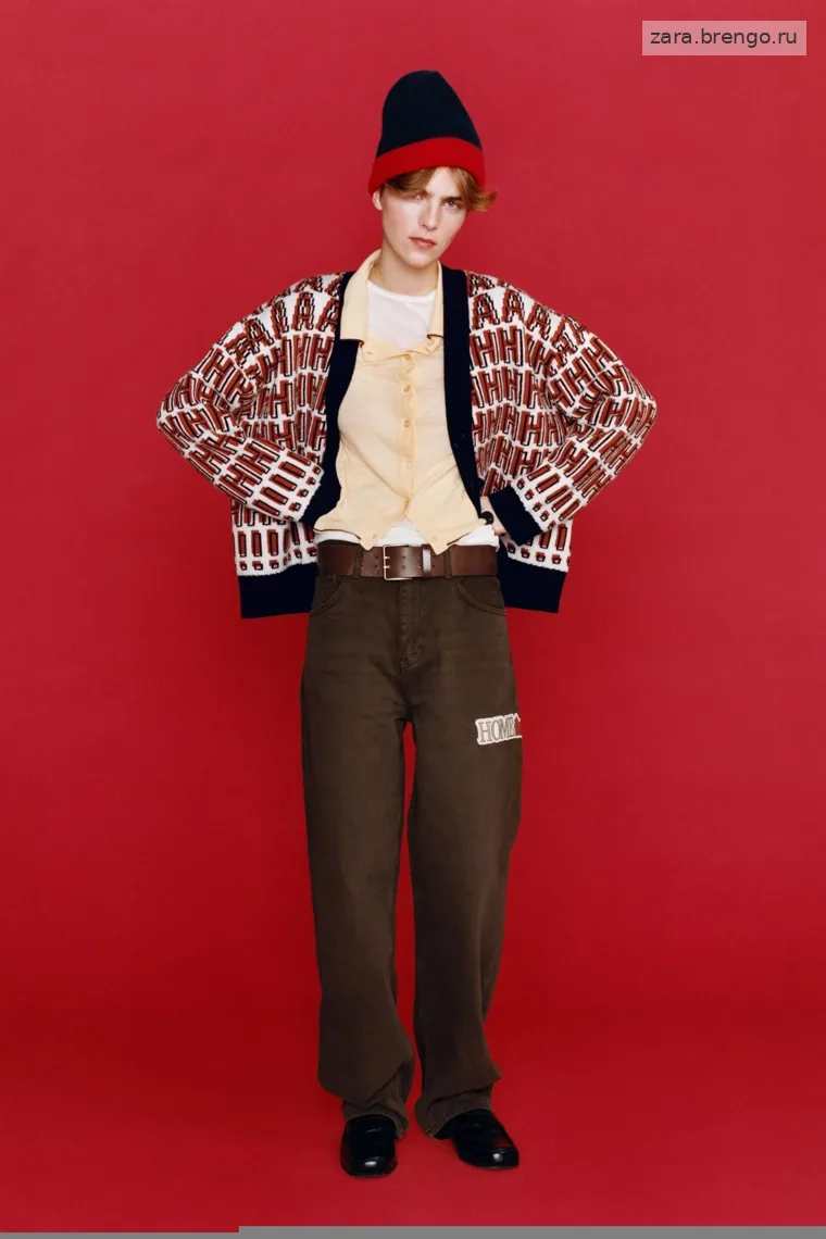 Джинсы trf oversized baggy home alone™